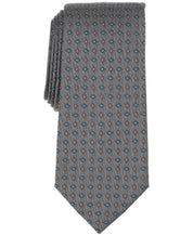 Michael Kors Mens Pindot Neat Pattern Neck Tie Charcoal