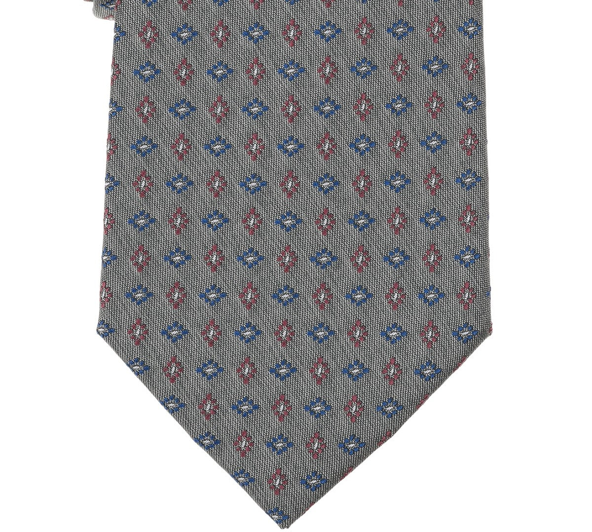 Michael Kors Mens Pindot Neat Pattern Neck Tie Charcoal