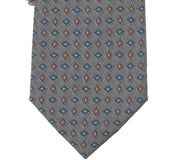 Michael Kors Mens Pindot Neat Pattern Neck Tie Charcoal