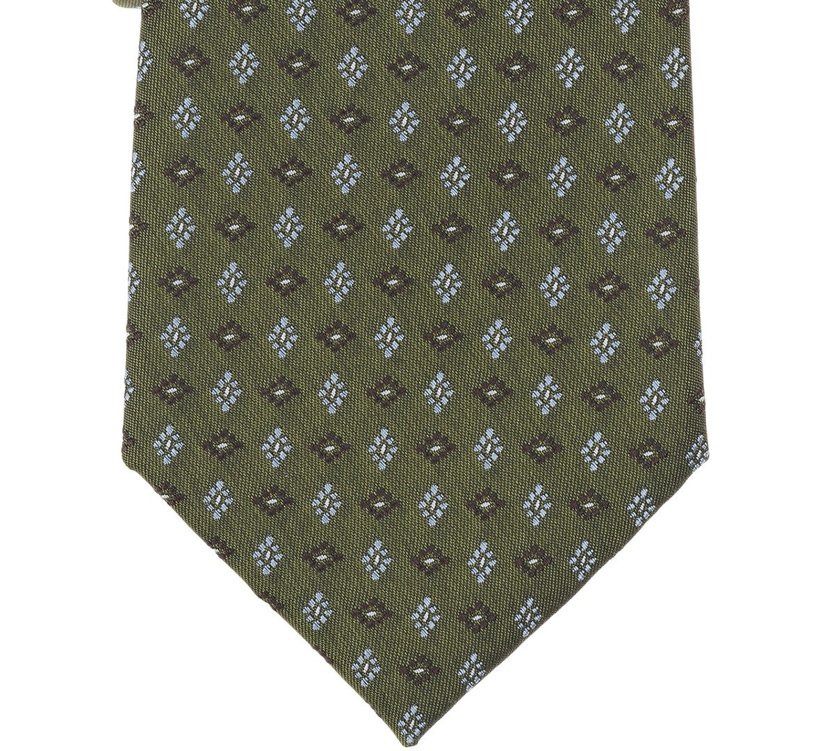 Michael Kors Mens Pindot Neat Pattern Neck Tie Pistachio