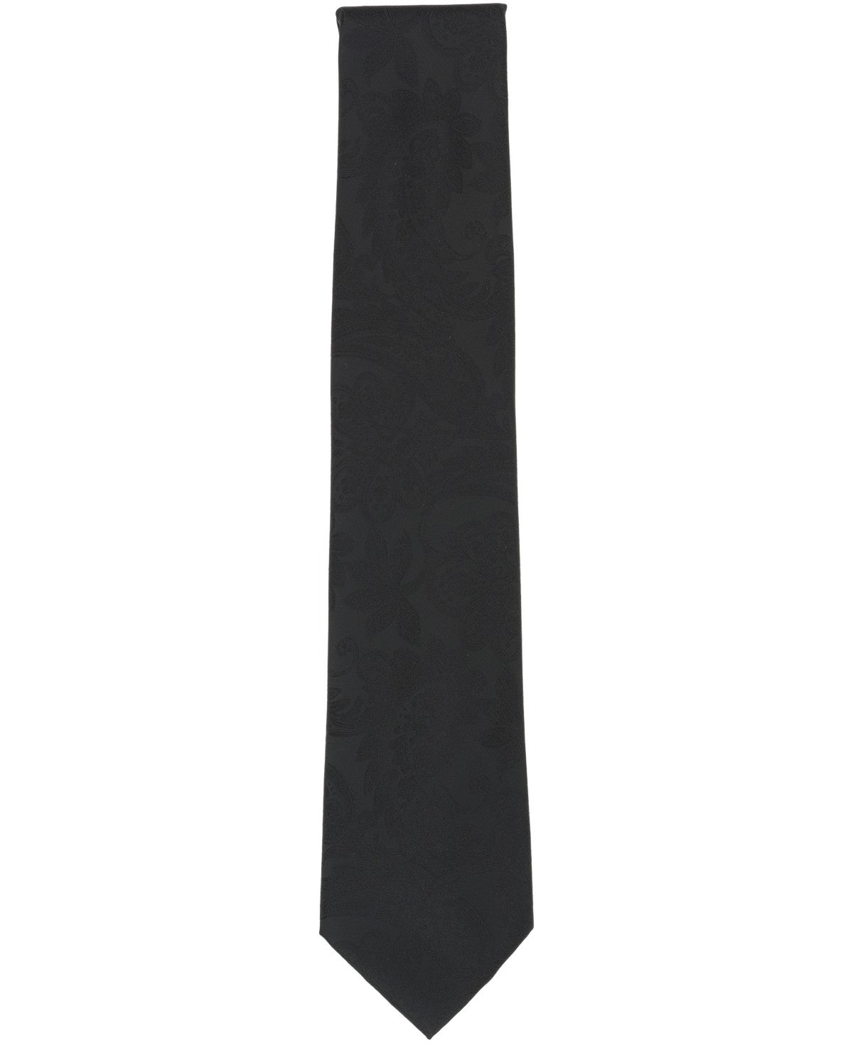 Michael Kors Mens Quigley Paisley Pattern Neck Tie Black