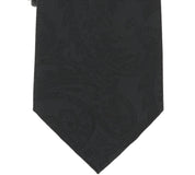 Michael Kors Mens Quigley Paisley Pattern Neck Tie Black