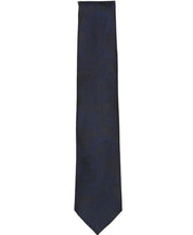 Michael Kors Mens Quigley Paisley Pattern Neck Tie Dark Navy