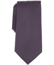 Michael Kors Mens Feran Mini Geo Classic Neck Tie Purple
