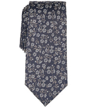 Michael Kors Mens Classic Beale Floral Neck Tie Navy