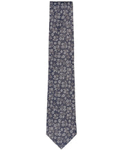 Michael Kors Mens Classic Beale Floral Neck Tie Navy