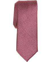 Bar III Mens Cool Metallic Solid Neck Tie Pink