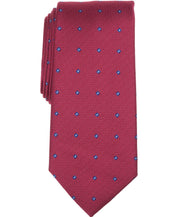 Club Room Mens Landcaster Neat Pattern Neck Tie Berry