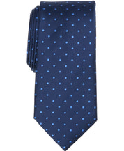 Club Room Mens Mayfair Dot Print Neck Tie Cobalt
