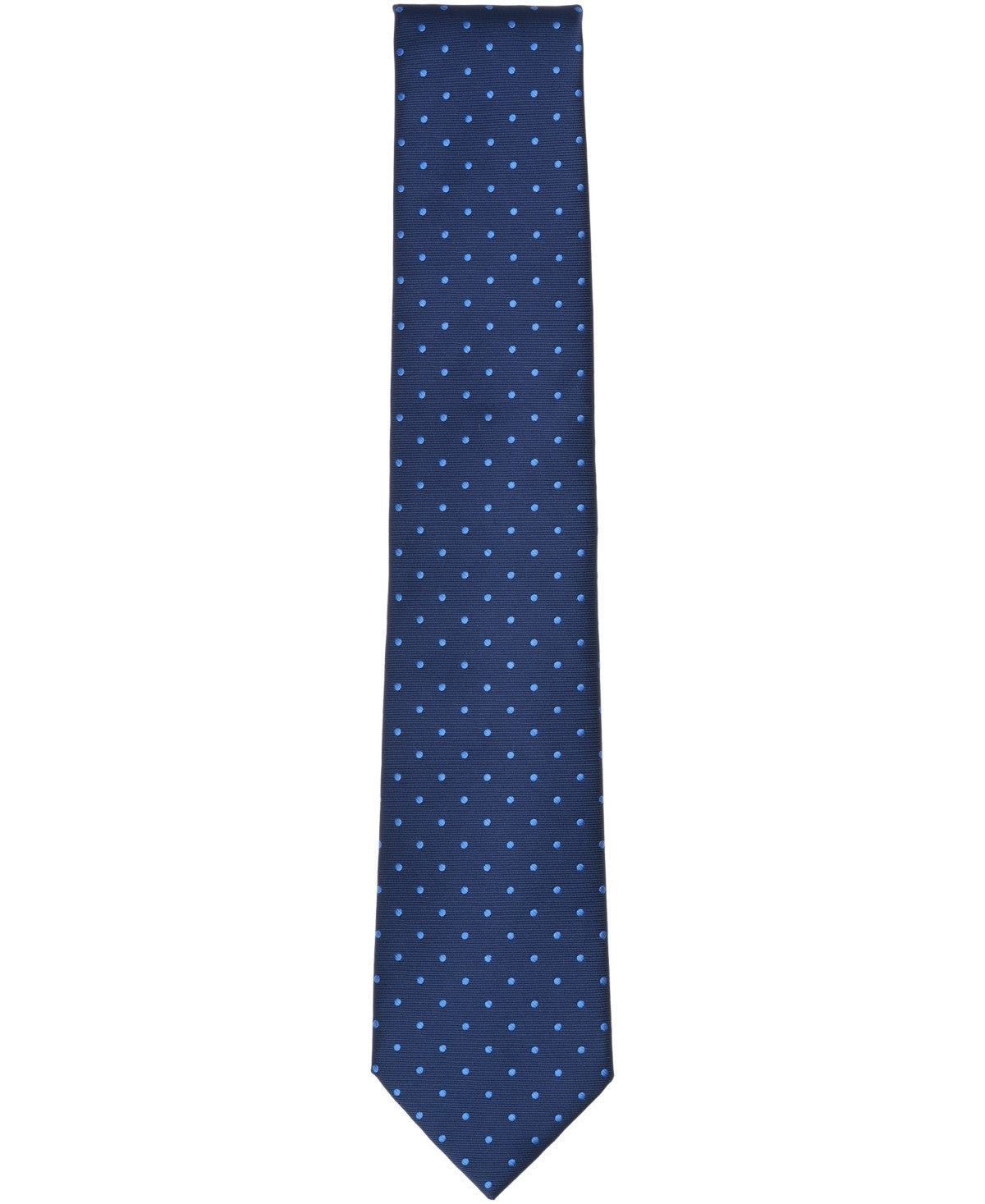 Club Room Mens Mayfair Dot Print Neck Tie Cobalt
