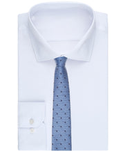 Club Room Mens Saddlebrook Neat Neck Tie Light Blue