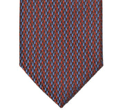 Perry Ellis Portfolio Mens Raser Mini Neat Pattern Classic Neck Tie Cognac