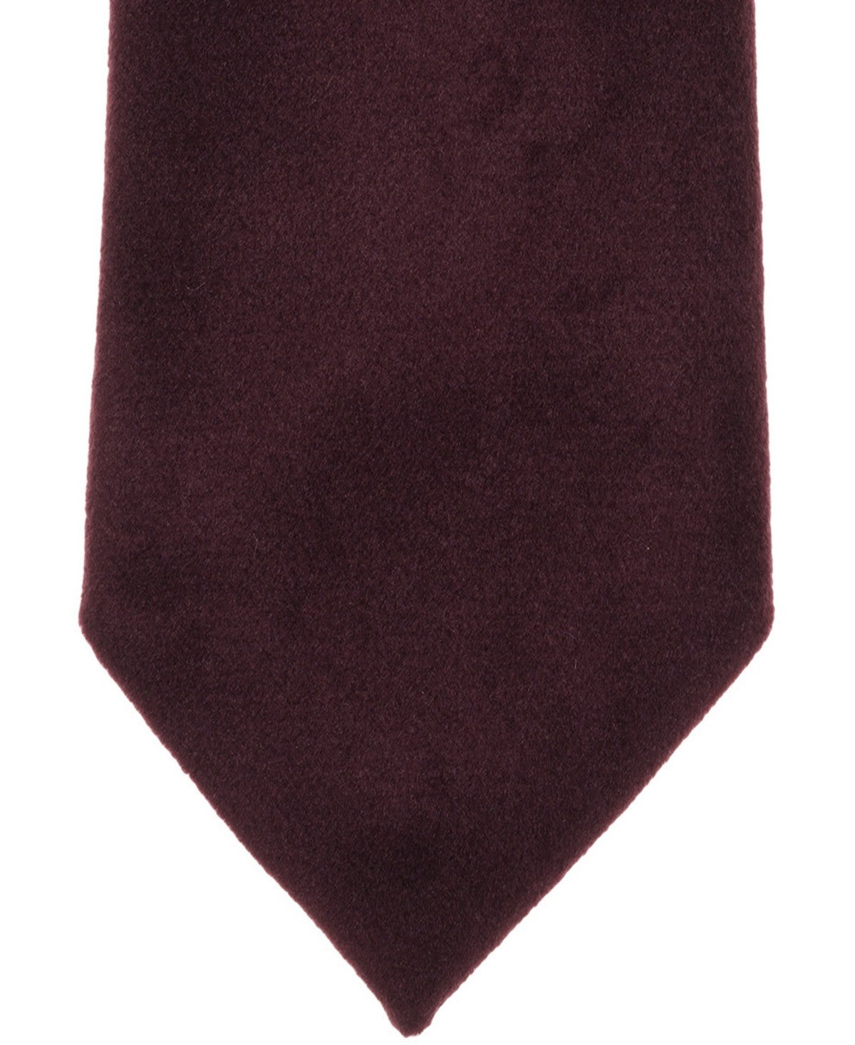 Bar III Mens Tux Velvet Solid Neck Tie Burgundy