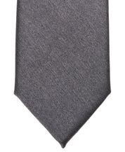 Bar III Mens Cool Metallic Solid Neck Tie Charcoal