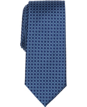 Michael Kors Mens Classic Tabula Dot Neck Tie Blue