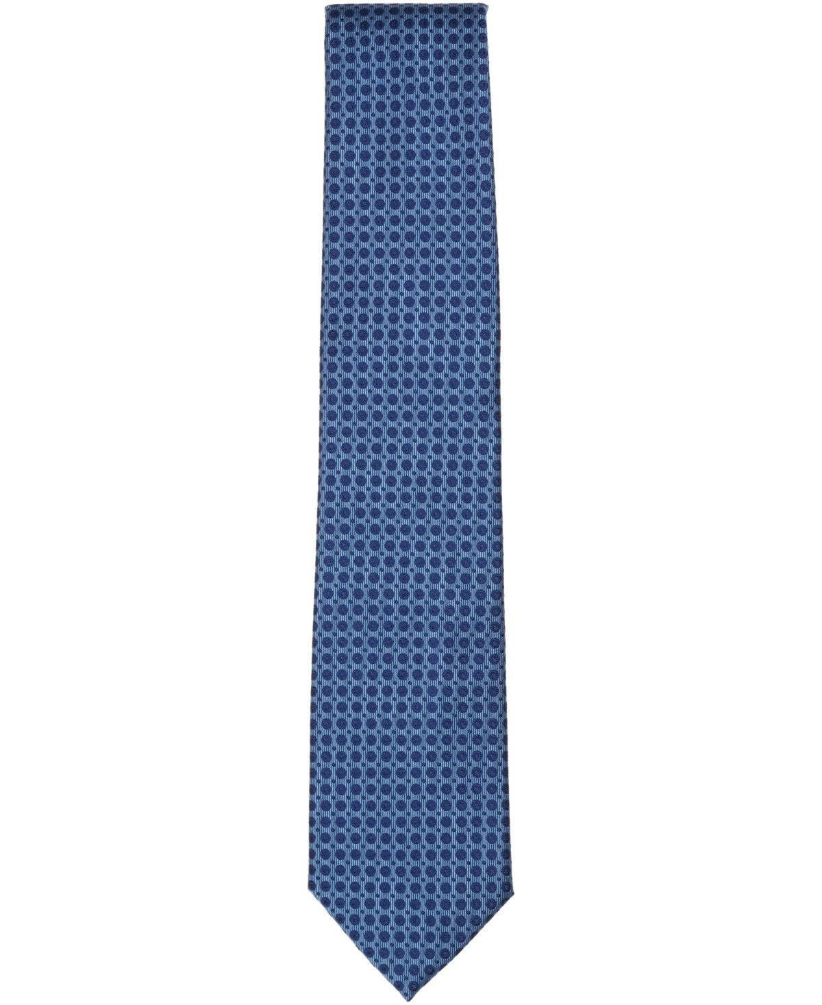 Michael Kors Mens Classic Tabula Dot Neck Tie Blue