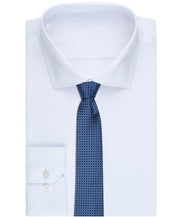 Michael Kors Mens Classic Tabula Dot Neck Tie Blue