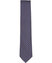 Club Room Mens Milone Medallion Neck Tie Orange