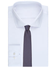 Club Room Mens Milone Medallion Neck Tie Orange
