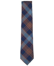 Club Room Mens Promenade Plaid Neck Tie Taupe/Blue