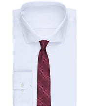 Perry Ellis Portfolio Mens Borlan Plaid Neck Tie Burgundy