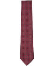 Perry Ellis Portfolio Mens Emmett Mini Pattern Neck Tie Burgundy
