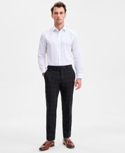 Bar Iii Mens Slim fit Wool Dress Pants 29 / 30 Green Plaid