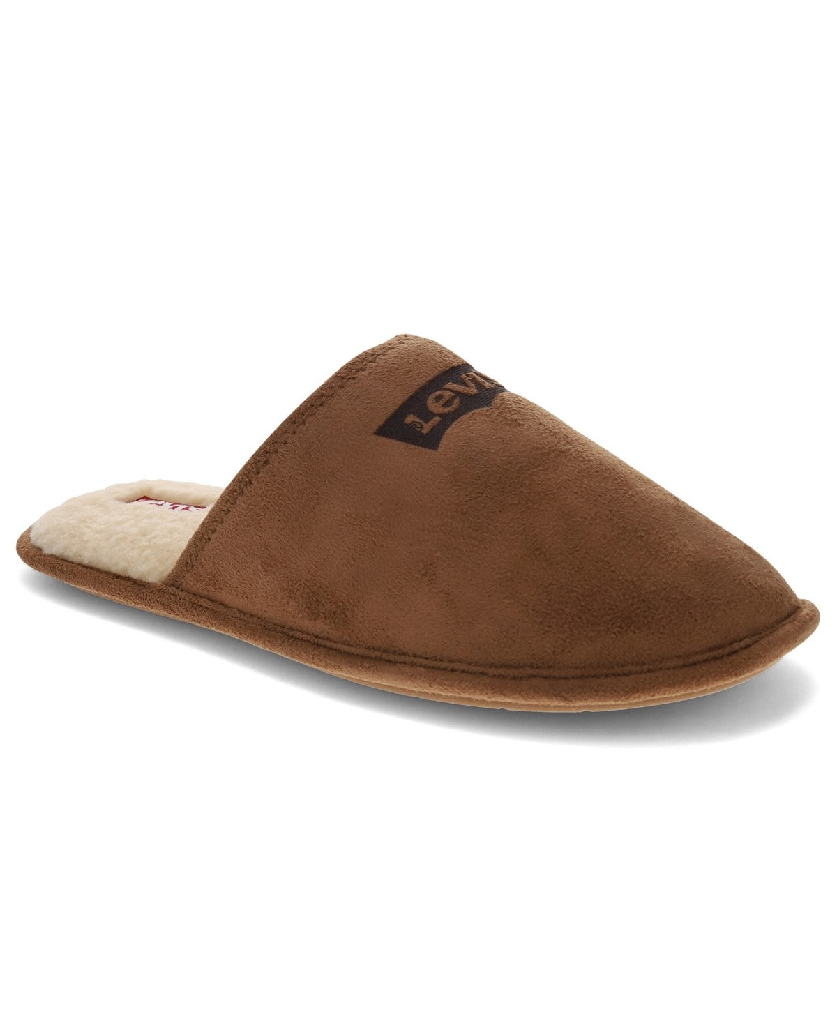 Levi's Mens Milton 2 Slip-On Round Toe Slippers Tan Large