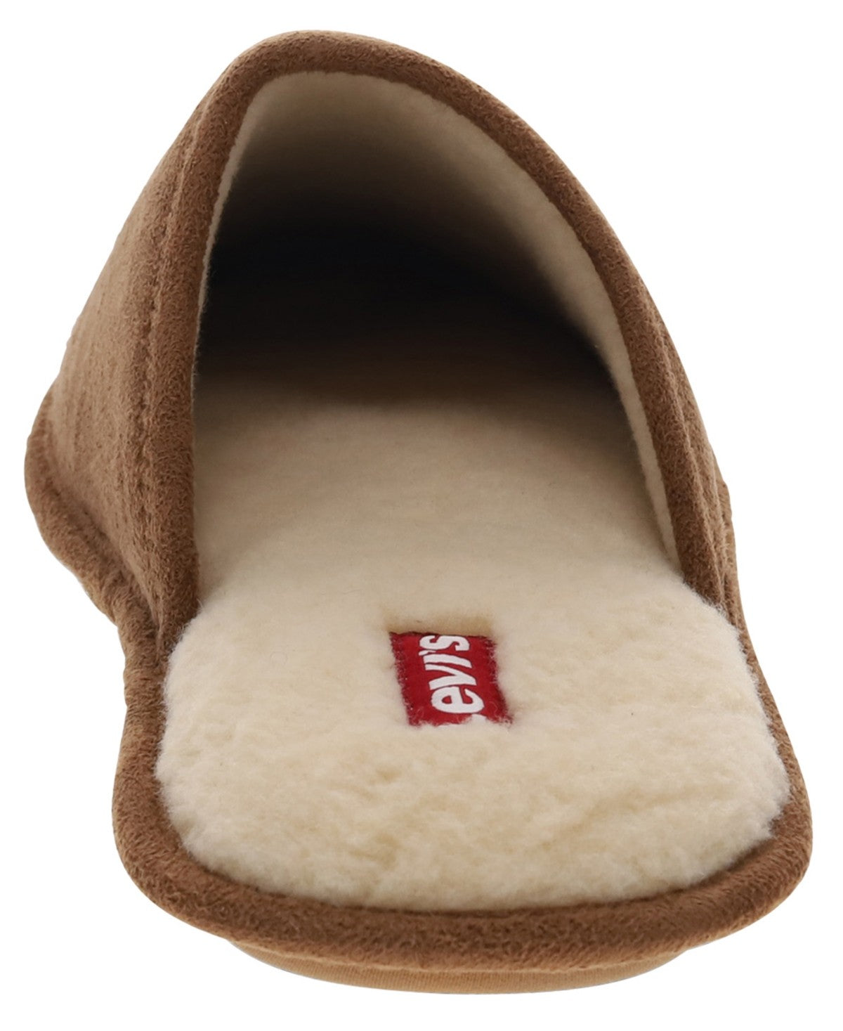 Levi's Mens Milton 2 Slip-On Round Toe Slippers Tan Large