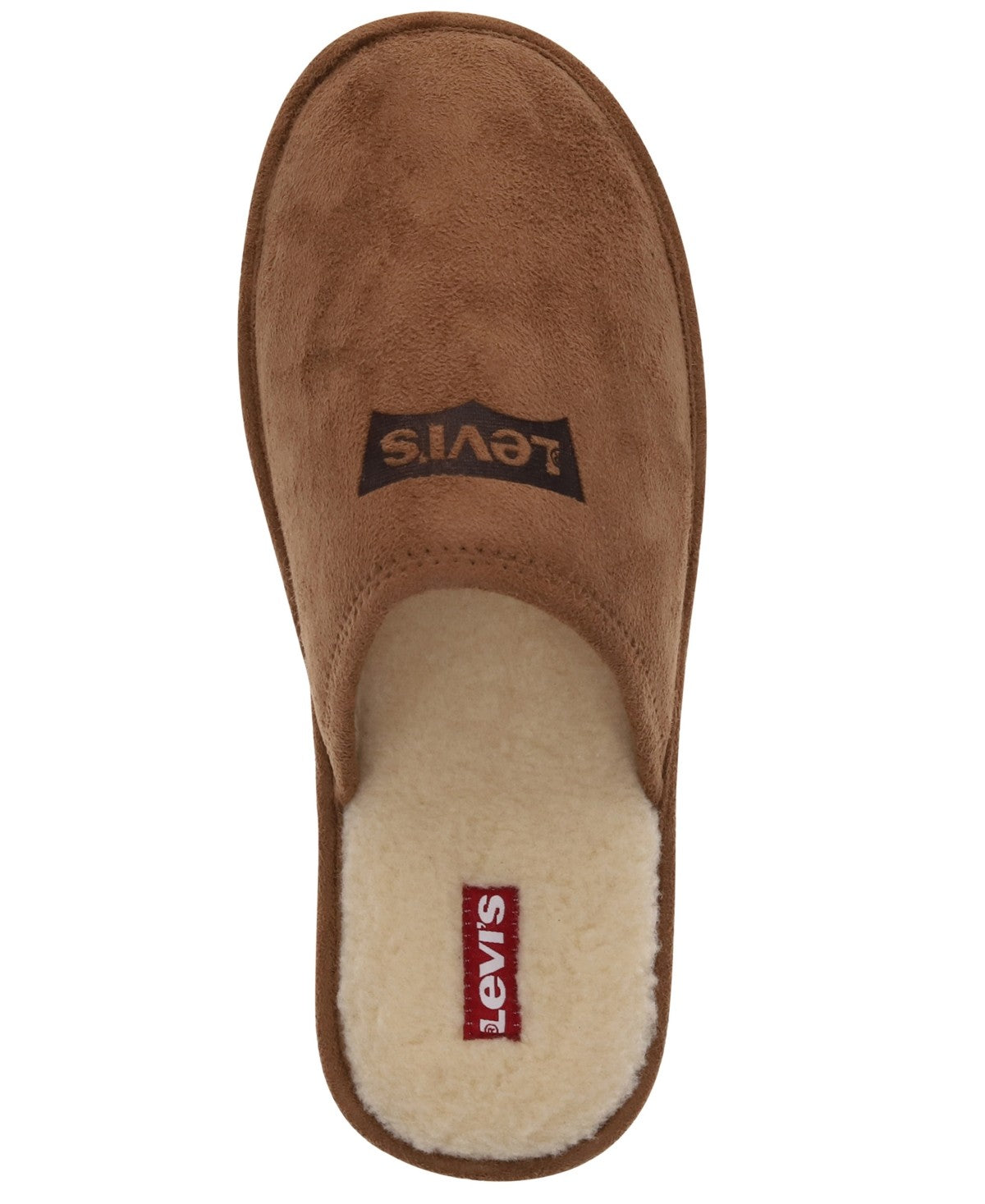 Levi's Mens Milton 2 Slip-On Round Toe Slippers Tan Large
