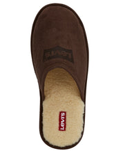 Levi's Mens Milton 2 Slip-On Round Toe Slippers Dark Brown XL