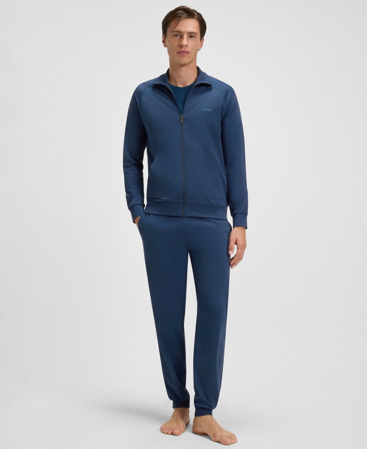 Hugo Boss Mens Jogger Pajama Pants Blue XL