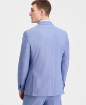 Tommy Hilfiger Mens Modern fit Cotton Suit Jacket Blazer 43 R Blue Solid