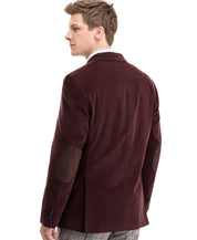 Tommy Hilfiger Mens Modern fit Corduroy Sport Coat Blazer 46 R Brown Solid