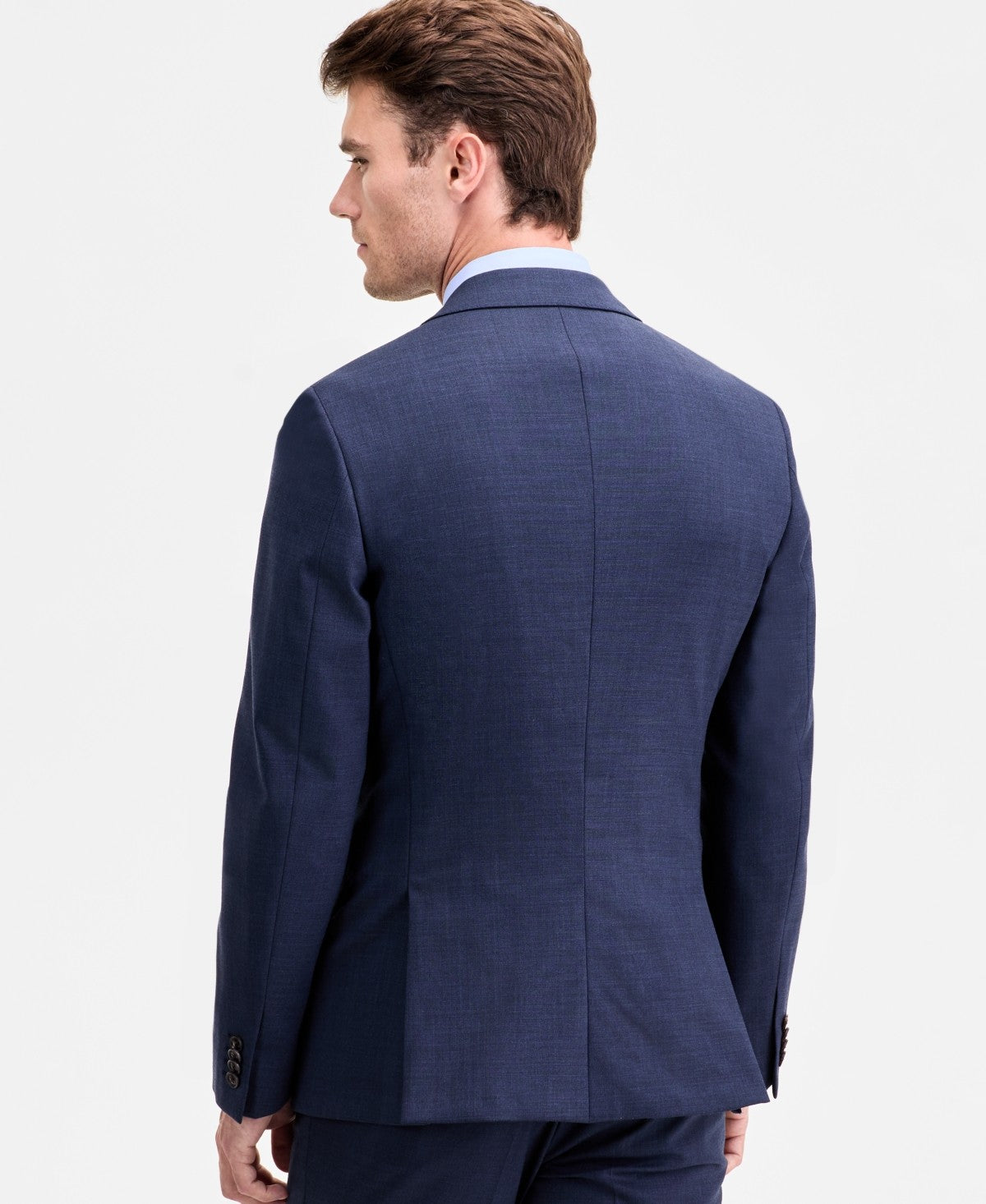Ted Baker Mens Modern fit Wool Suit Jacket Blazer 36 S Navy Solid