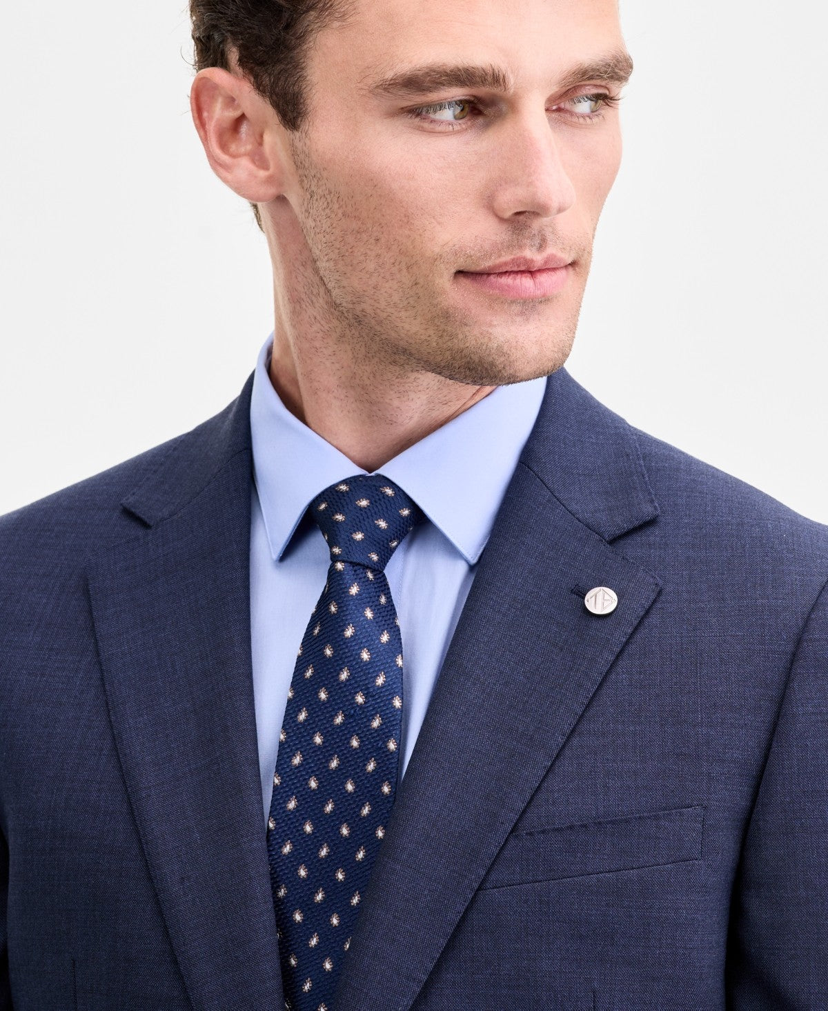 Ted Baker Mens Modern fit Wool Suit Jacket Blazer 36 S Navy Solid