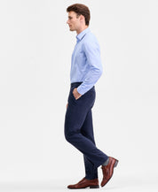 Ted Baker Mens Modern fit Wool Dress Pants 32 / 34 Navy  Blue Solid