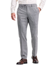 Ted Baker Mens Modern fit Wool Dress Pants 33 / 32 Grey Plaid