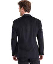 Bar III Mens Slim fit Sport Coat Blazer 42 R Black Solid Stretch