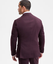 Bar Iii Mens Slim fit Suit Jacket Blazer 38 L Red Solid
