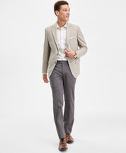 Tommy Hilfiger Mens Modern fit Sport Coat Blazer 48 R Tan Herringbone