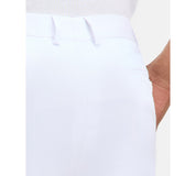 Tayion Mens Classic fit Dress Pants 38 / 32 White Solid