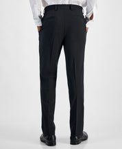 Hugo Boss Mens Modern fit Dress Pants 40 / 32 Black Solid Stretch