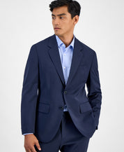 Hugo Boss Mens Modern fit Wool Suit Jacket Blazer 36 S Navy Blue Solid