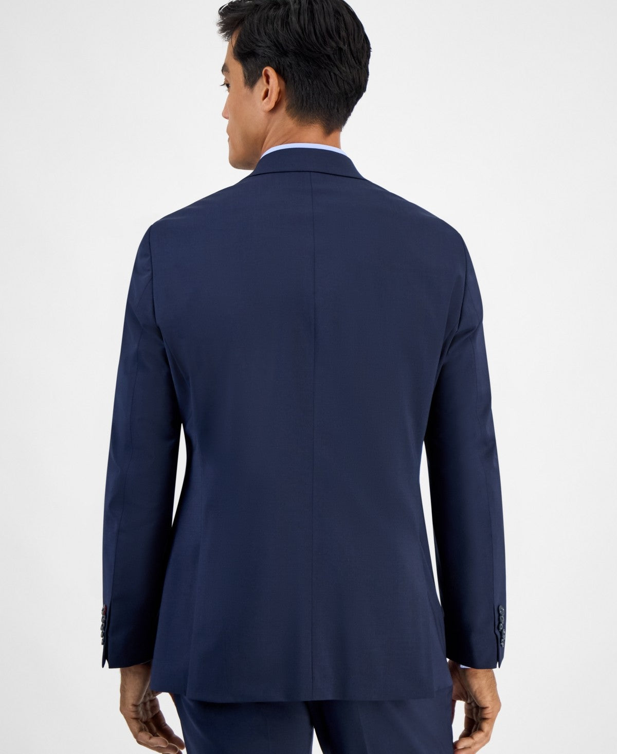 Hugo Boss Mens Modern fit Wool Suit Jacket Blazer 36 S Navy Blue Solid