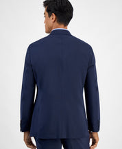 Hugo Boss Mens Modern fit Wool Suit Jacket Blazer 36 S Navy Blue Solid
