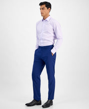 Hugo Boss Mens Modern fit Wool Dress Pants 40 / 30 Blue Solid