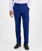Hugo Boss Mens Modern fit Wool Dress Pants 40 / 30 Blue Solid