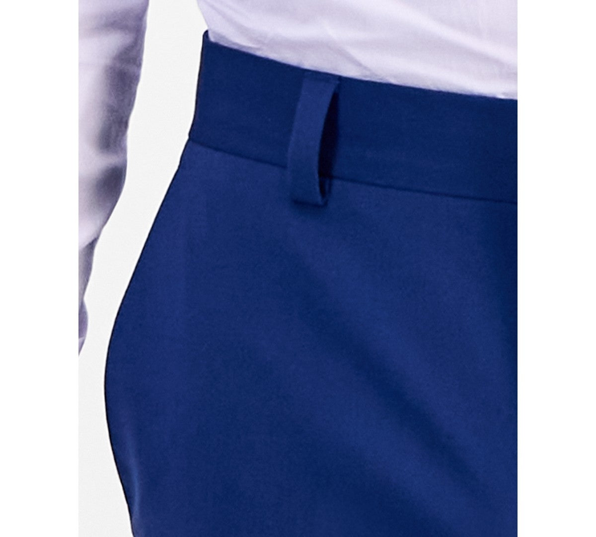 Hugo Boss Mens Modern fit Wool Dress Pants 40 / 30 Blue Solid