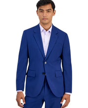 Hugo Boss Mens Modern fit Wool Suit Jacket Blazer 38 R Blue Solid